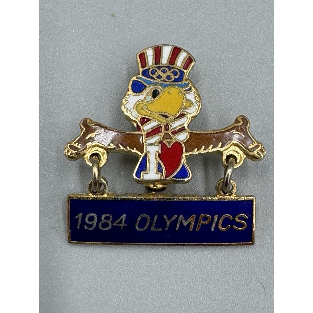 Vintage Olympic Memorabilia 1984 Eagle Lapel Pin